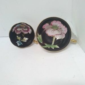 2 Cups Nasco Del CO & Royal Sealy China Japan Tea & Coffee Floral